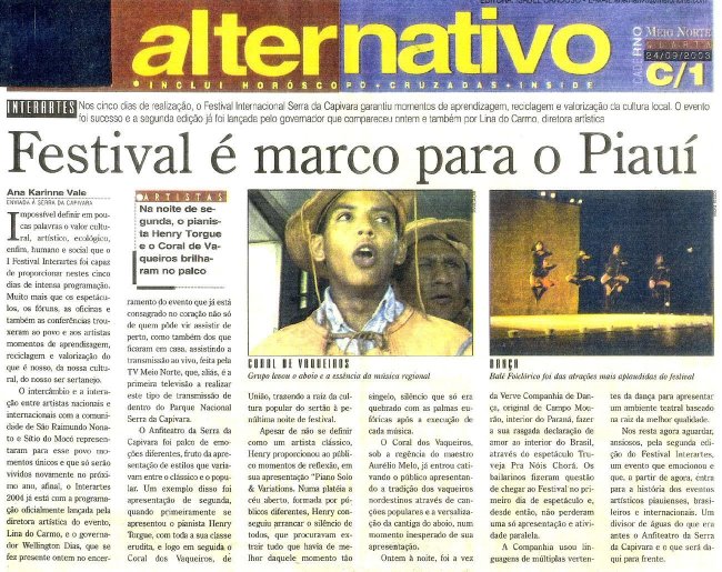 Festival é marco no Piauí